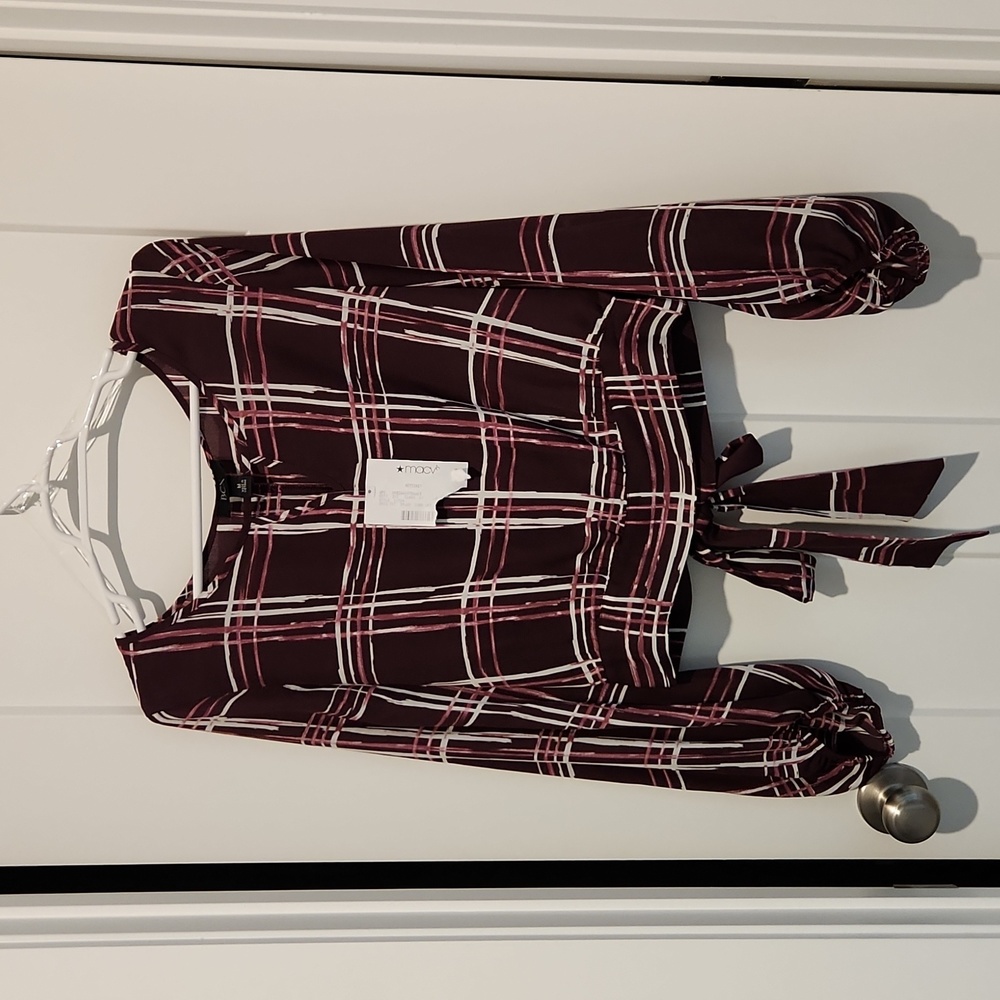 BCX long sleeve blouse